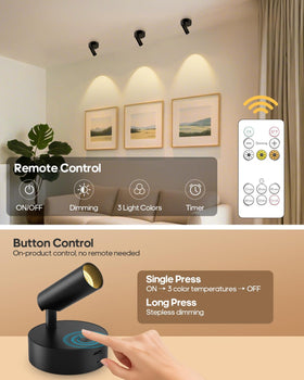 GOODEA rechargeable spotlight with USB-C charging supports extended artwork and plant lighting sessions.