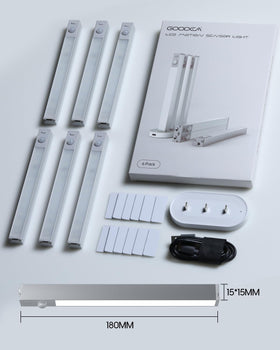 GOODEA warm white ambient light enhancing hallways and stairs