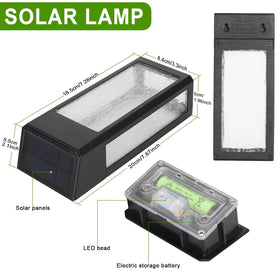 GOODFOEVER easy-install solar light fits fences and walls in minutes.