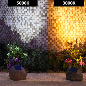 Goodfoever rock solar light no-installation setup for quick outdoor lighting