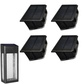 GOODFOEVER solar light insert top for outdoor fence lighting, weatherproof and dusk-to-dawn ready.