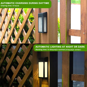 GOODFOEVER weather-resistant solar light withstands rain and cold.