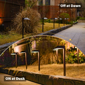 GOODSMANN Photosensor dusk-to-dawn in action for automatic outdoor lighting.