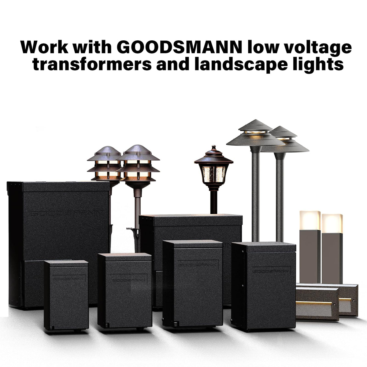 GOODSMANN Weatherproof enclosure protects the sensor in all weather conditions.