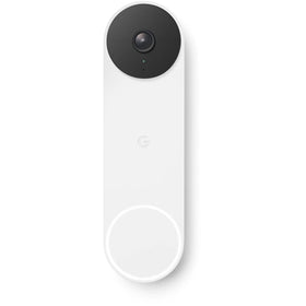 Google Nest Doorbell Battery Snow alert notification view for instant visitor awareness