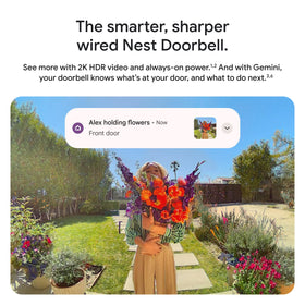 Google Nest Doorbell Gemini provides event summaries at your doorstep.
