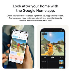 Google Nest Doorbell night vision preserves clarity after dark.