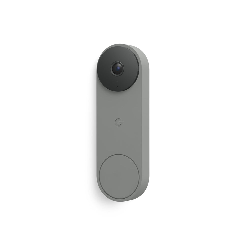 Google Nest Doorbell wired 2K video captures crisp doorway footage day and night.