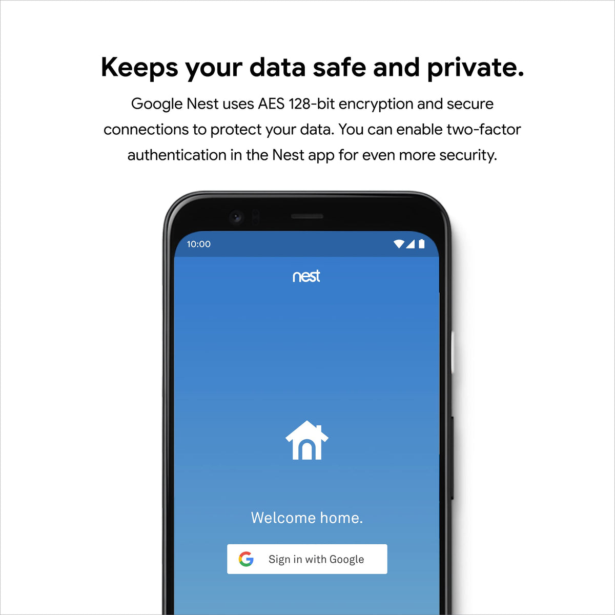 Google Nest Doorbell (Wired) close-up camera for detailed viewing