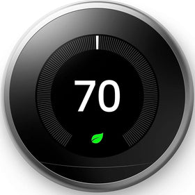 Google Nest Learning Thermostat 3rd Gen display provides bright, quick temperature checks
