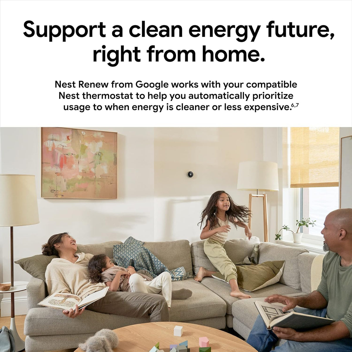 Energy History screen on Nest Thermostat 3rd Gen shows usage patterns