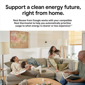 Energy History screen on Nest Thermostat 3rd Gen shows usage patterns