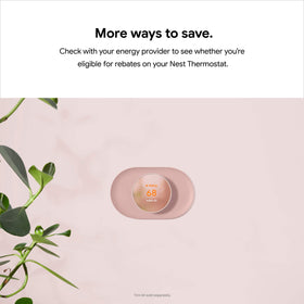 Google Nest Thermostat HVAC monitoring icon with maintenance alerts