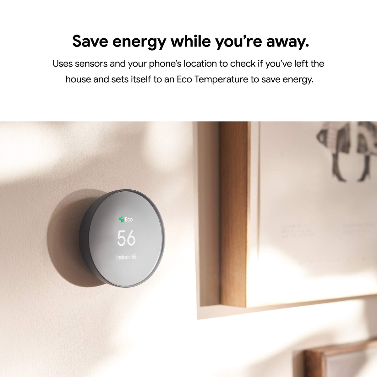 Google Nest Thermostat remote control on phone or tablet