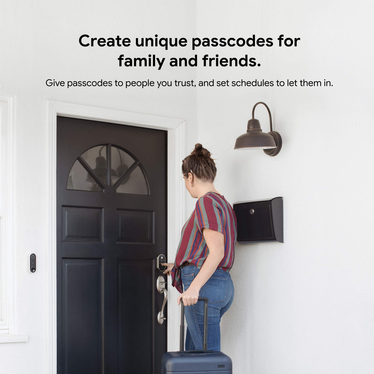 Google Nest x Yale Lock guest passcodes control access for family and visitors.