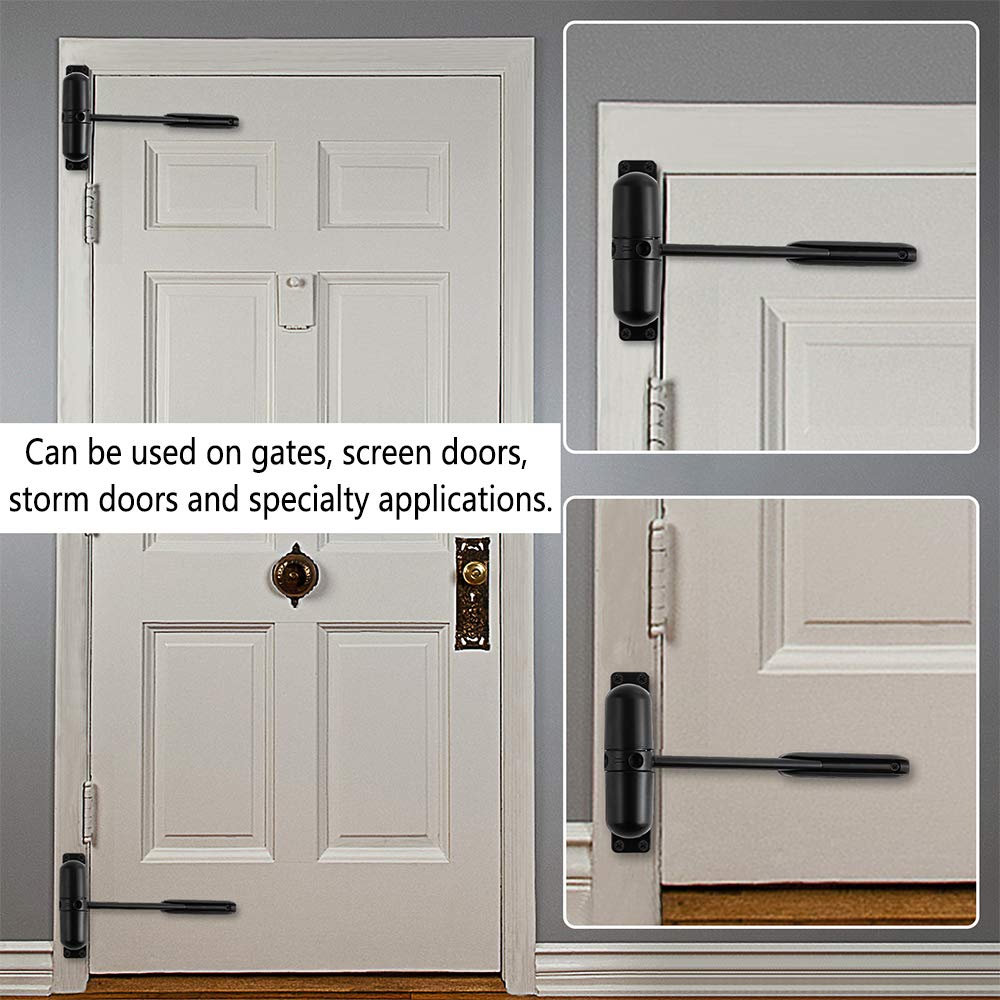 GOOKYO door closer package contents including screws and instruction