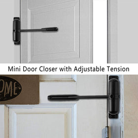 GOOKYO door closer side view highlights compact zinc alloy shell