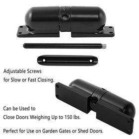 GOOKYO door closer surface-mount installation demonstrates quick setup