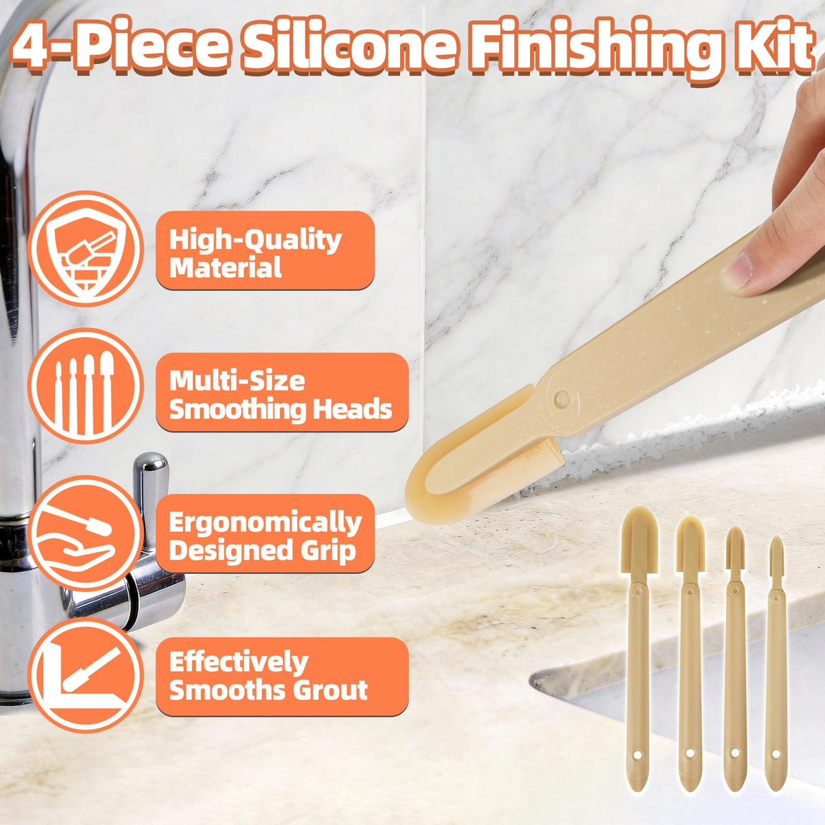 Goopreen caulk applicator tool delivering precise gaps and finishes.