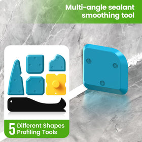 Goopreen putty knife and finishing tools tackle residues
