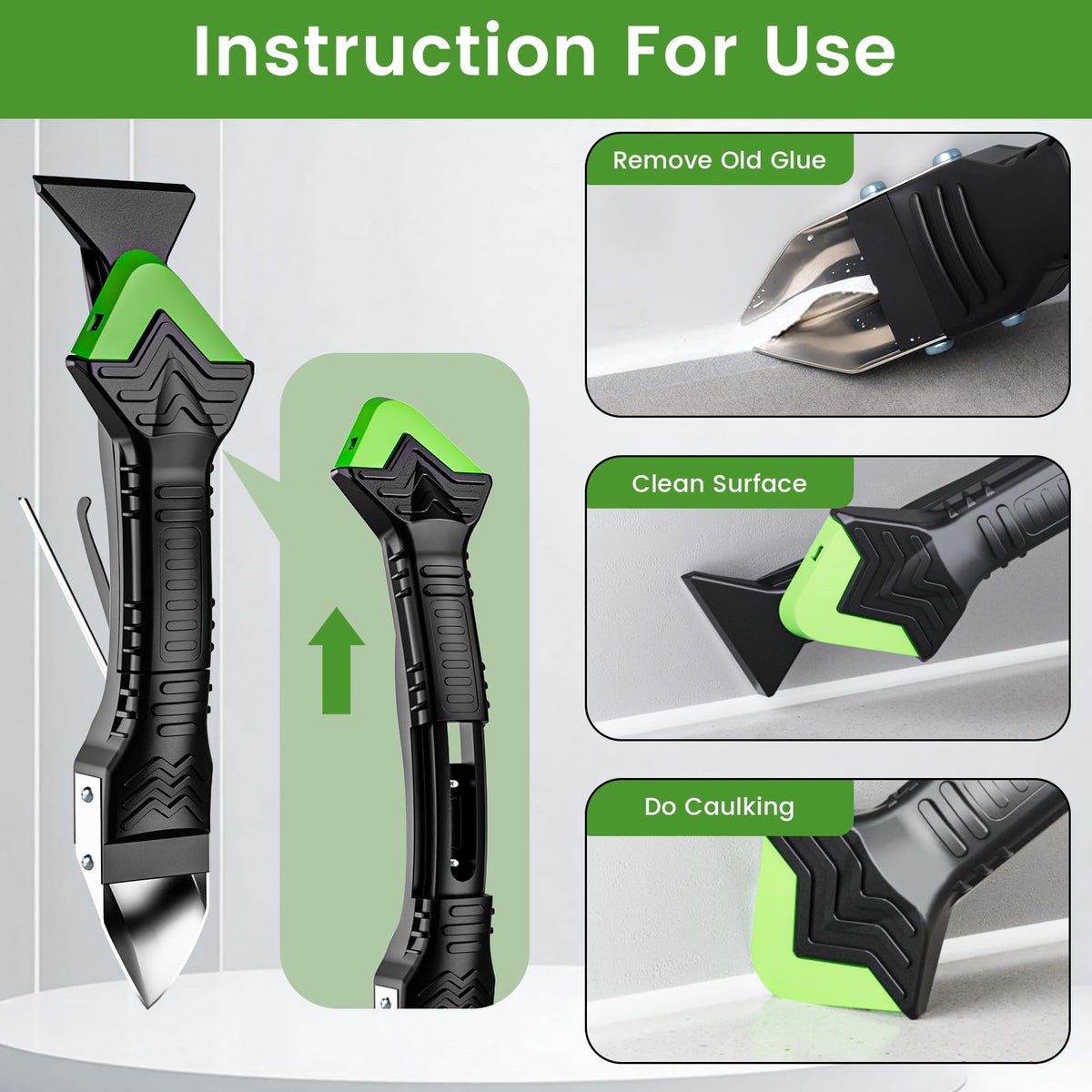 Goopreen putty knife for neat sealant finishing