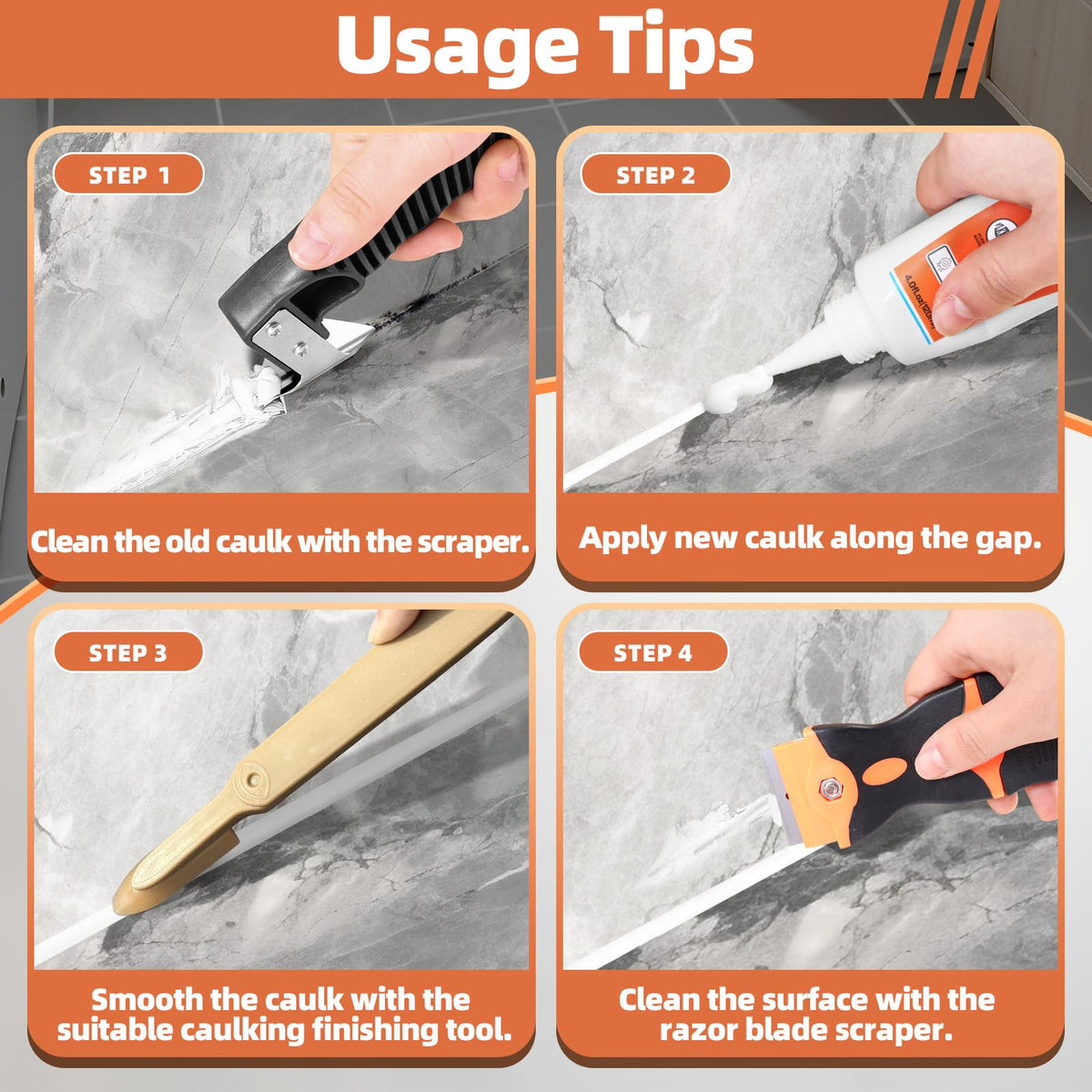 Goopreen soft rubber edges prevent scratches on surfaces.
