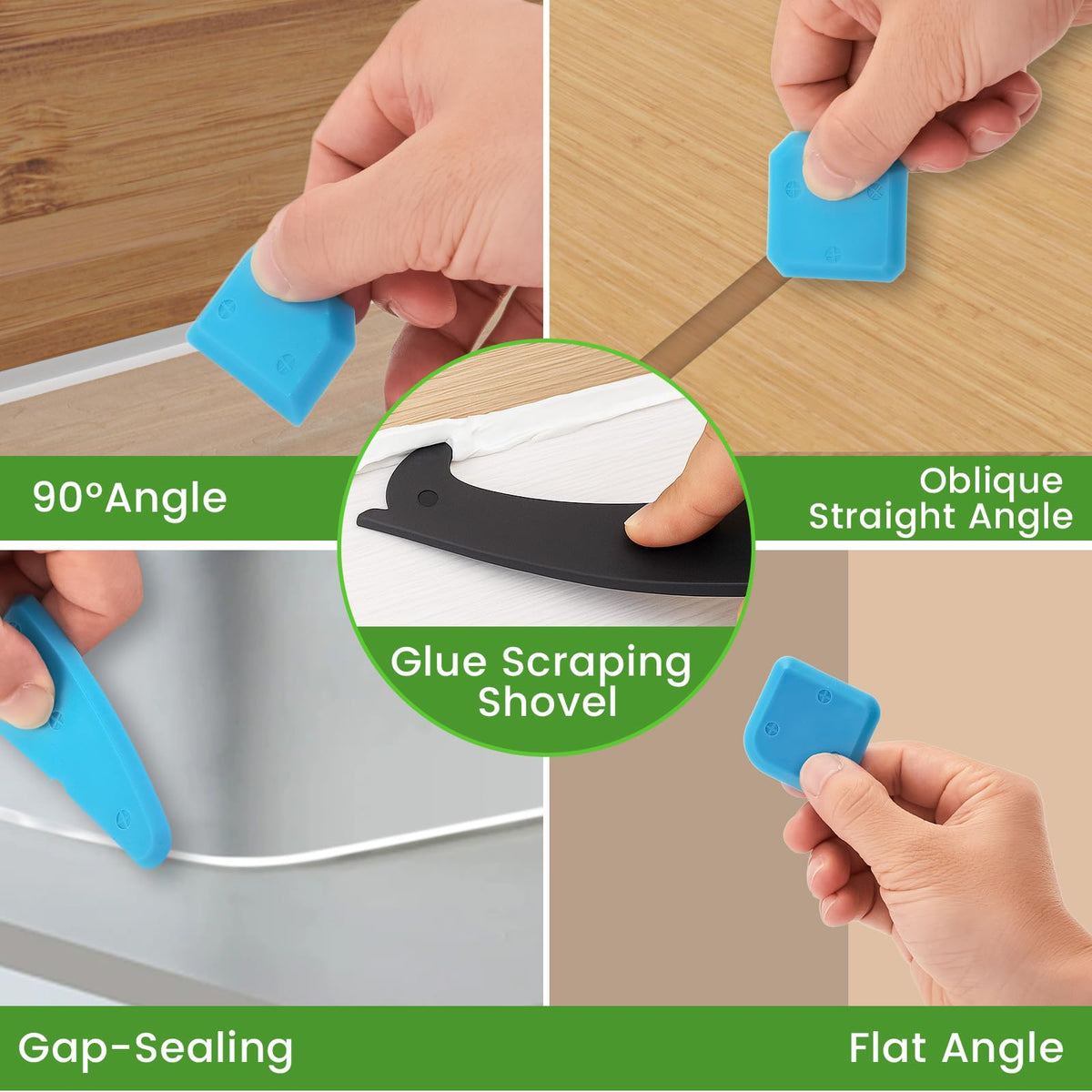 Goopreen stainless steel caulk scraper tackles tough grout removal