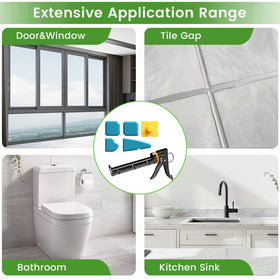 Goopreen versatile kit for kitchen, bath, and window sealing projects