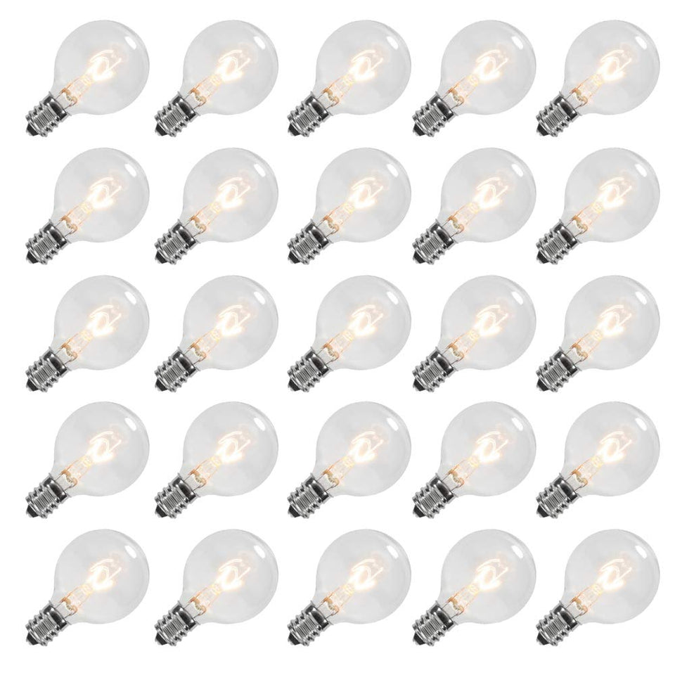 GOOTHY G40 replacement bulbs with 1.5-inch globe for easy outdoor repairs