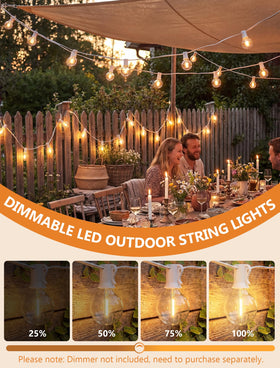 Goothy UL-listed waterproof bulbs ensure reliable outdoor performance.