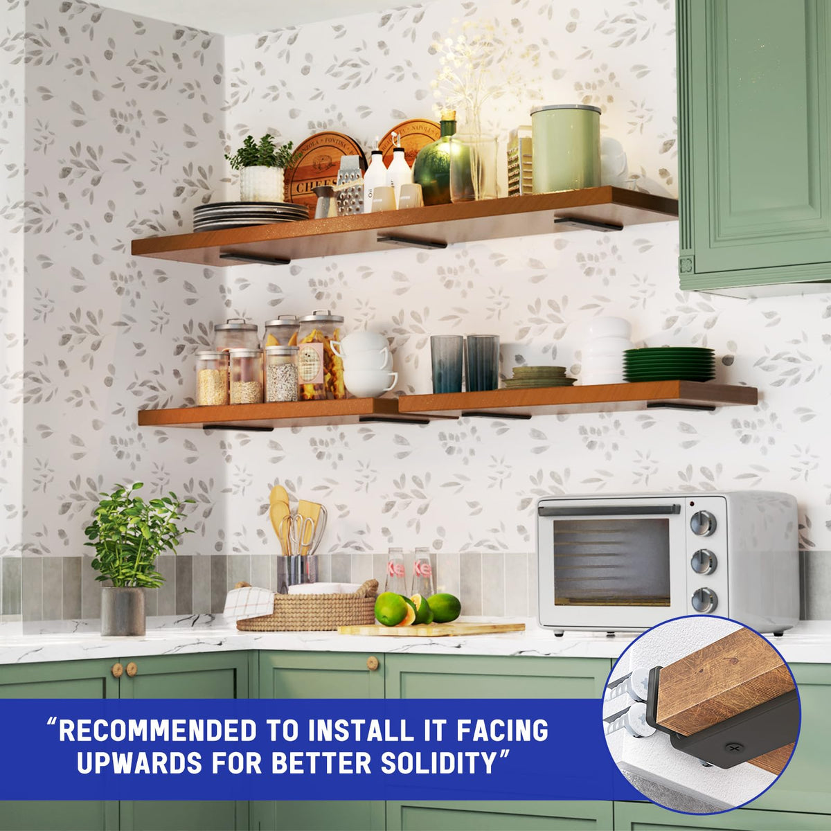Goovilla heavy-duty bracket with one-piece iron construction for durability.