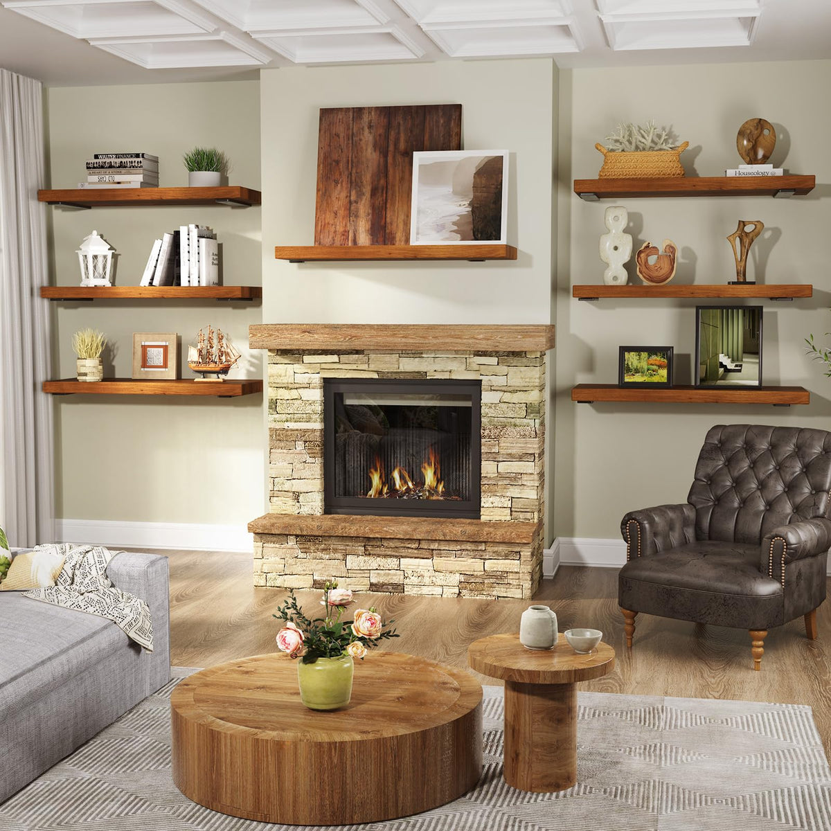 Goovilla brackets fit wood, plaster, and concrete walls