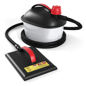 Goplus wallpaper steamer water tank showing 4.5 L capacity for long cleaning sessions.