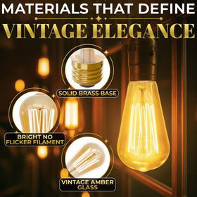 Gordon & Bond 60W ST64 dimmable amber glow for mood lighting