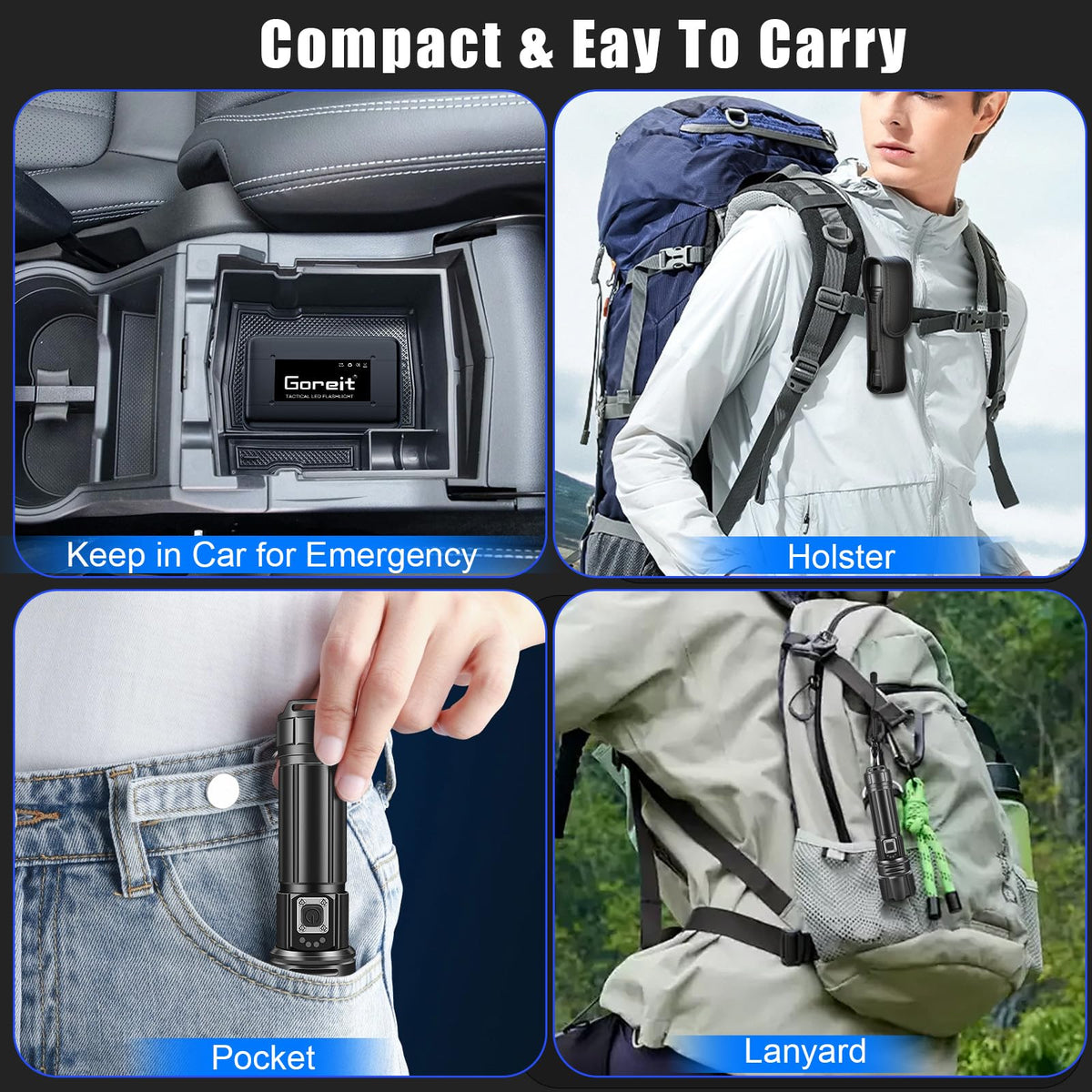 Goreit G1476 emergency power bank function for devices
