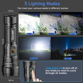 Goreit G1915 long-range beam helps identify distant objects outdoors.