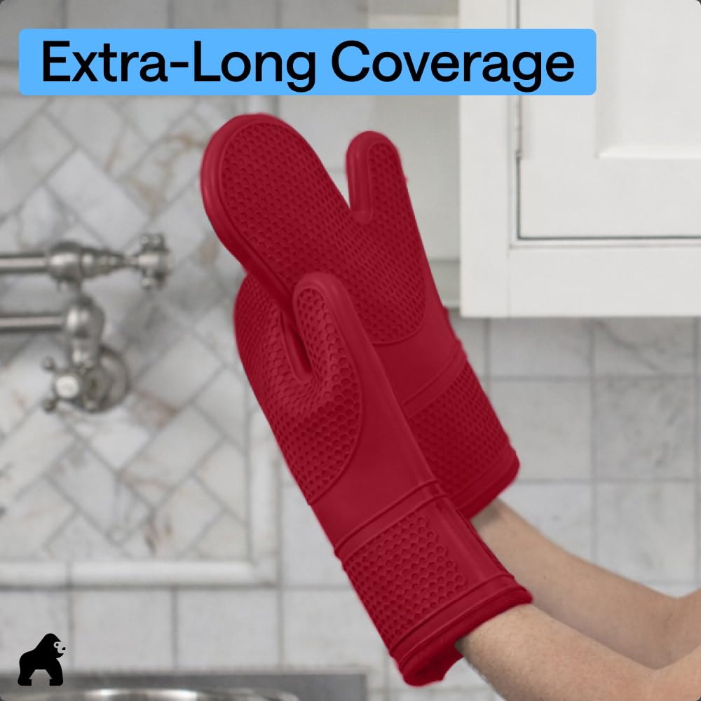 GORILLA GRIP 12-5 inch length provides extra heat protection