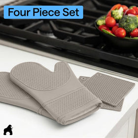 GORILLA GRIP soft cotton lining enhances comfort during long cooking sessions