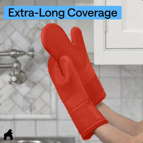 GORILLA GRIP easy rinse-off after cooking keeps corners clean