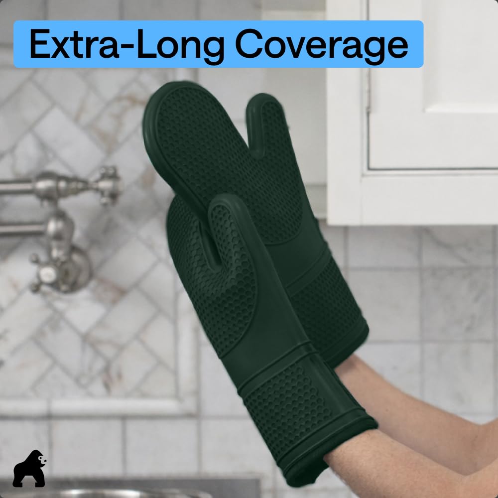 GORILLA GRIP grill-ready mitts excel for BBQ and oven use