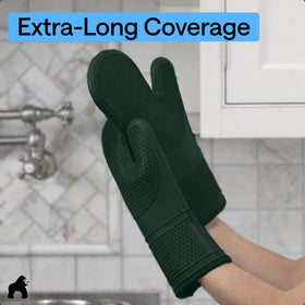 GORILLA GRIP grill-ready mitts excel for BBQ and oven use
