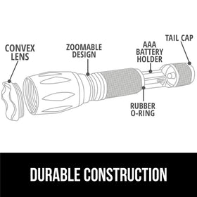 GORILLA GRIP long runtime up to 9.5 hours on battery