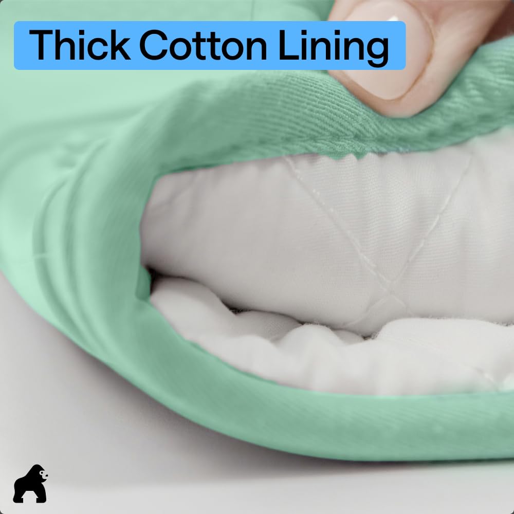 12.5-inch length provides generous arm coverage with Gorilla Grip