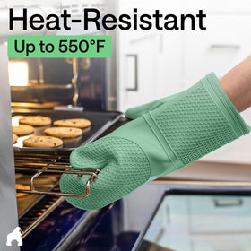 Heat protection up to 550°F makes Gorilla Grip mitts grill-ready