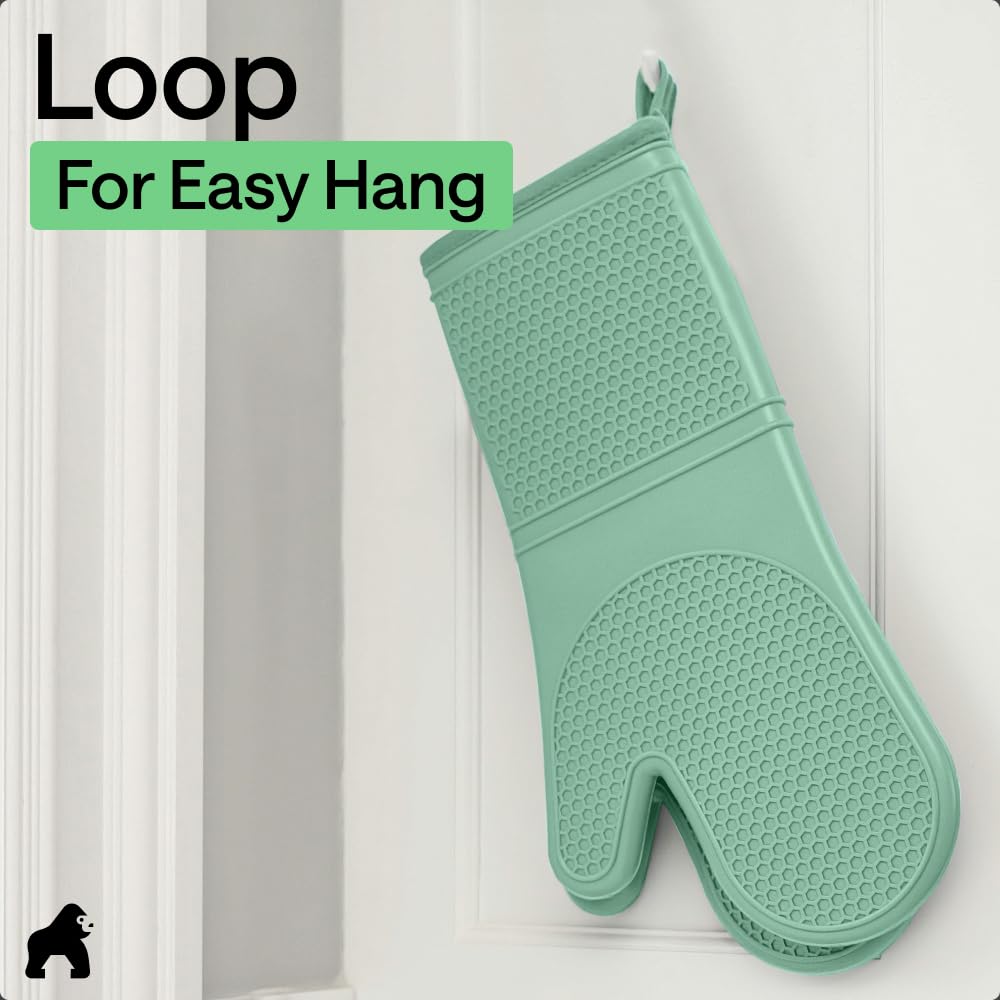 Gorilla Grip potholders set complements the mitts for kitchen safety