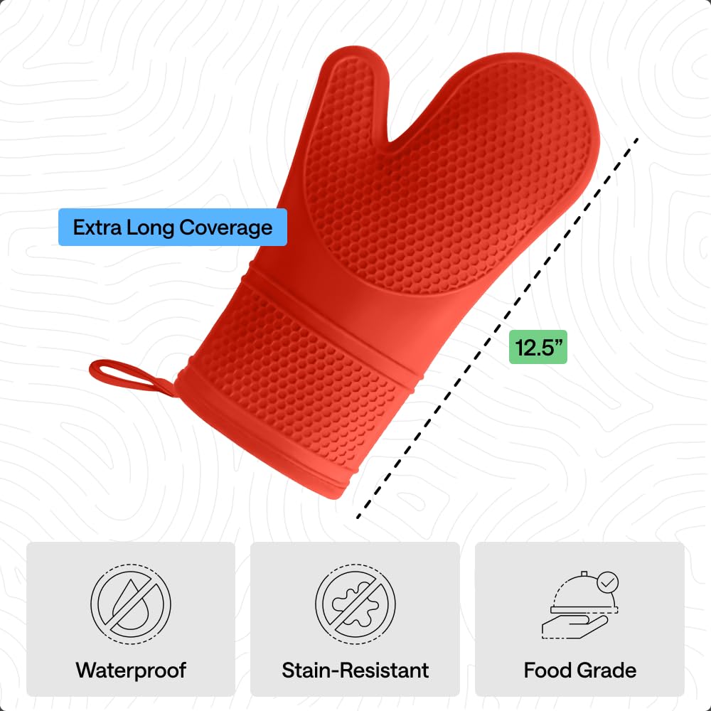 GORILLA GRIP waterproof and stain-resistant surface helps mitts stay clean