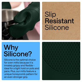 GORILLA GRIP waterproof and stain-resistant mitts keep kitchen messes at bay