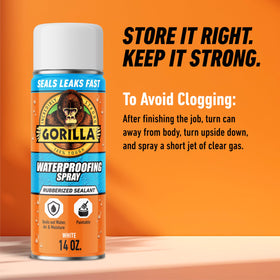 Gorilla outdoor use on roof, gutters, and flashing