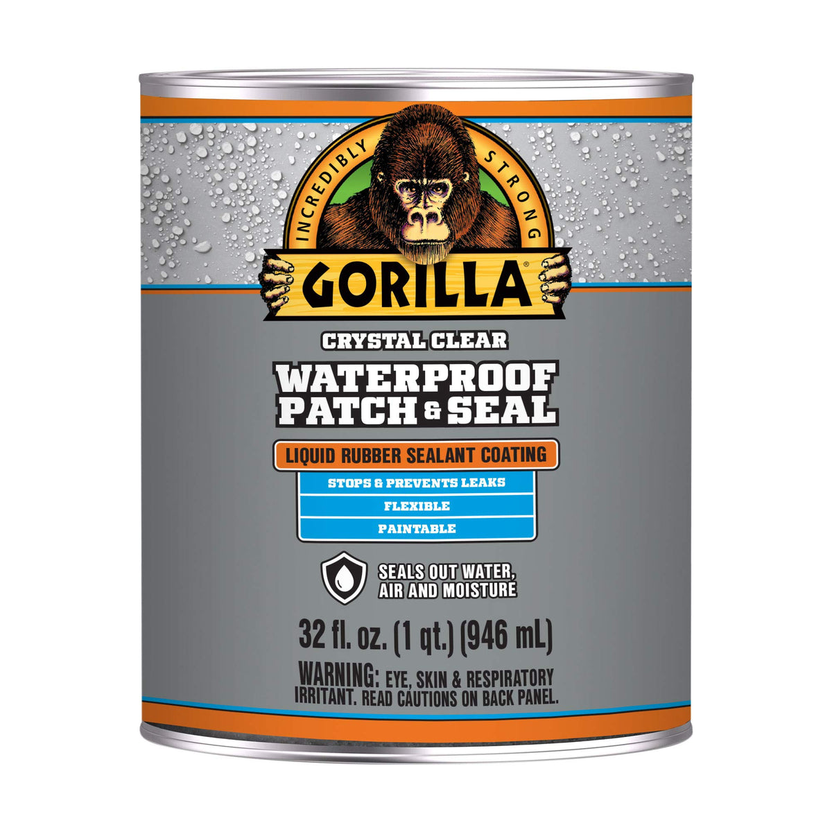 GORILLA Patch and Seal Liquid crystal clear finish for exterior sealing