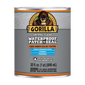 GORILLA Patch and Seal Liquid crystal clear finish for exterior sealing